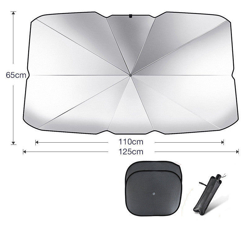 Foldable Windscreen Sun Shade Umbrella