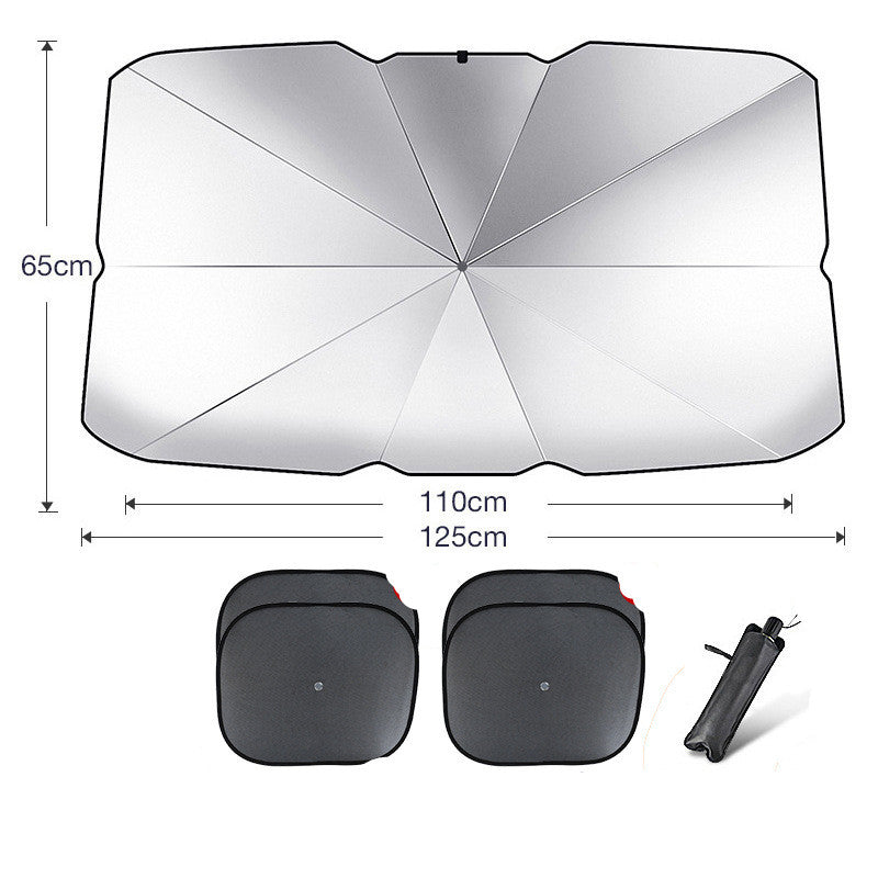 Foldable Windscreen Sun Shade Umbrella