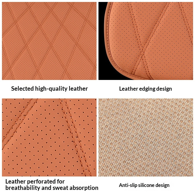 Leather-Look Seat Cushion