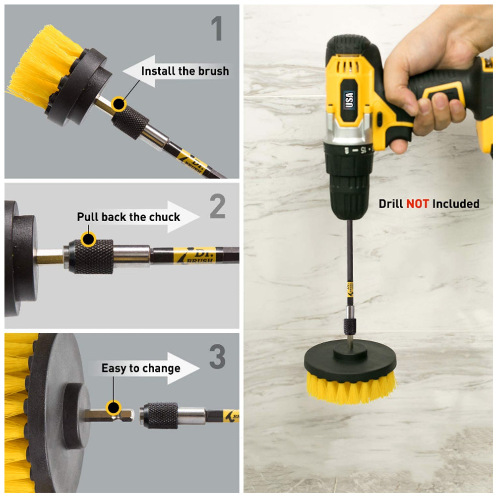 Drill Brush Attachment